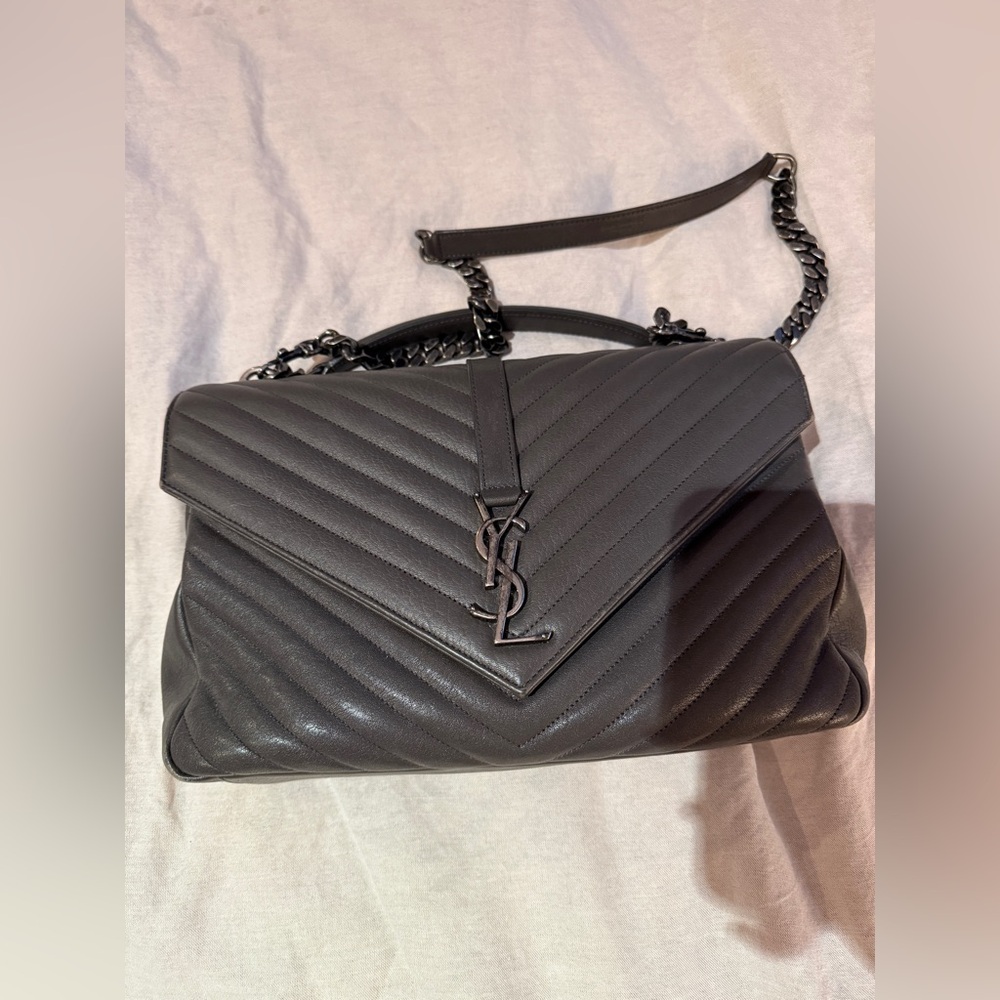 Yves Saint Laurent large college bag